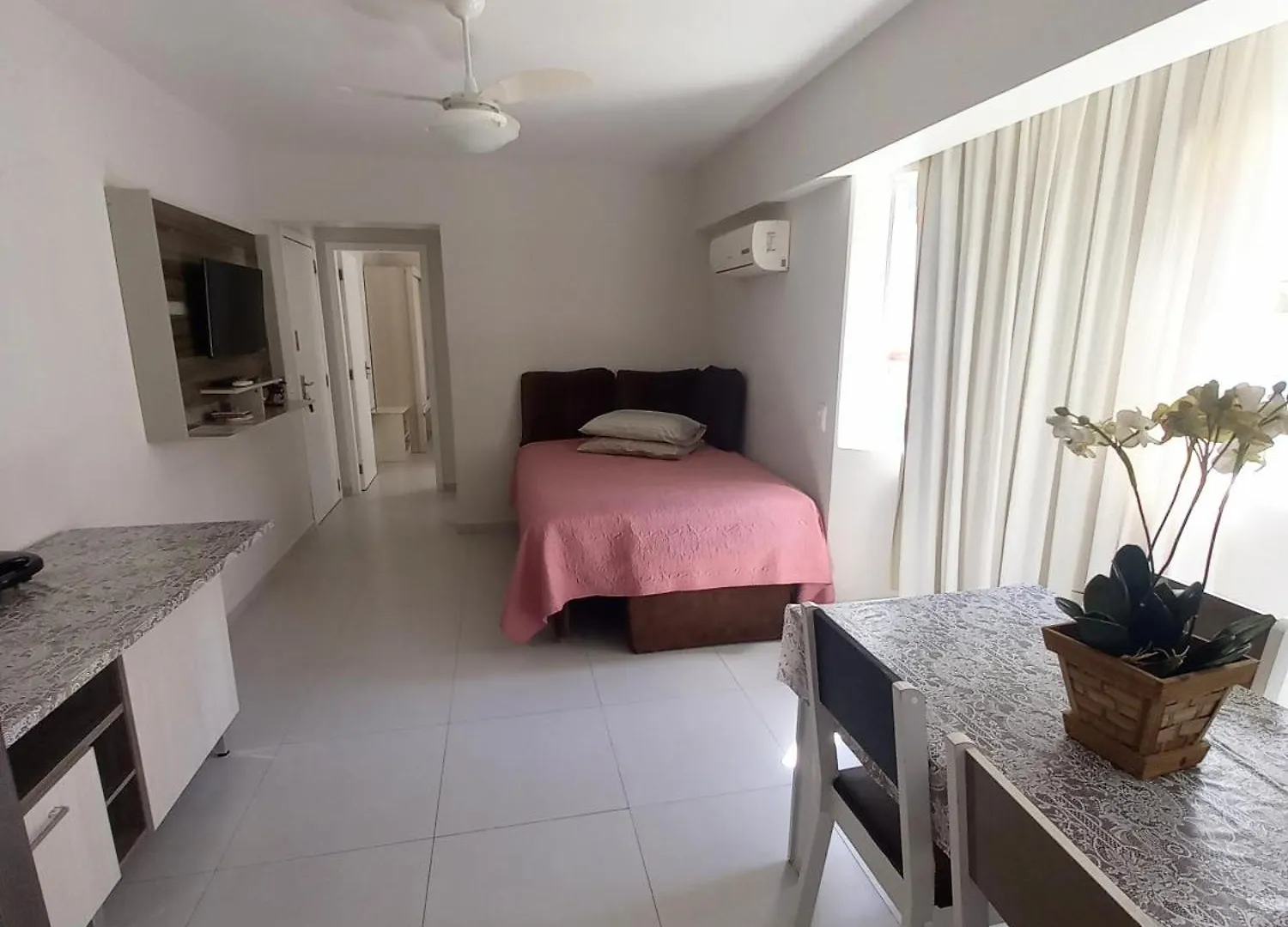 Apartamento Apto 1 Quarto Em Bc, Vista Mar, Ar Condicionado Split No Quarto E Na Sala Balneário Camboriú